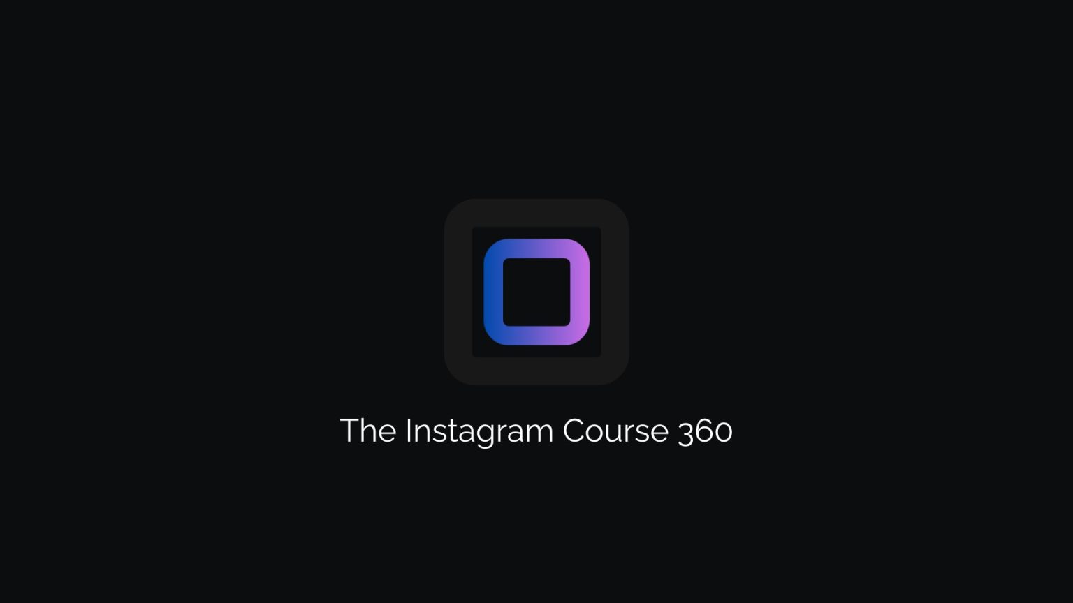 instagram Course